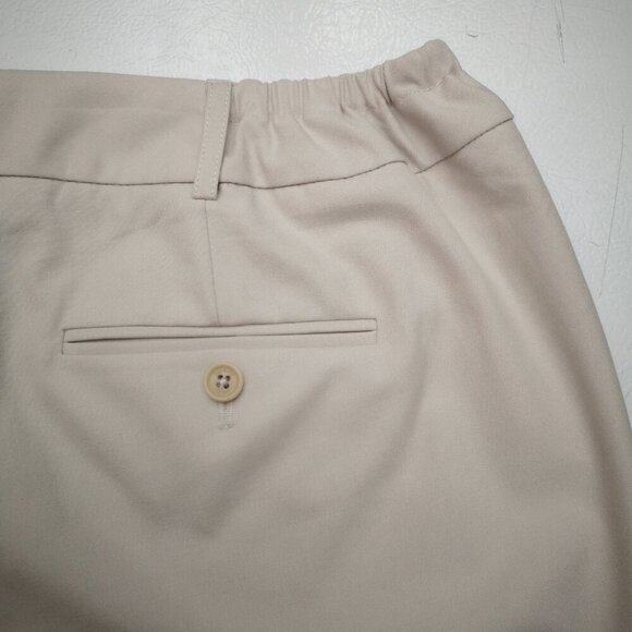 Talbots Heritage Ladies Cream Lightweight Zipper & 2 Clasp Closure Pants - Picture 8 of 11